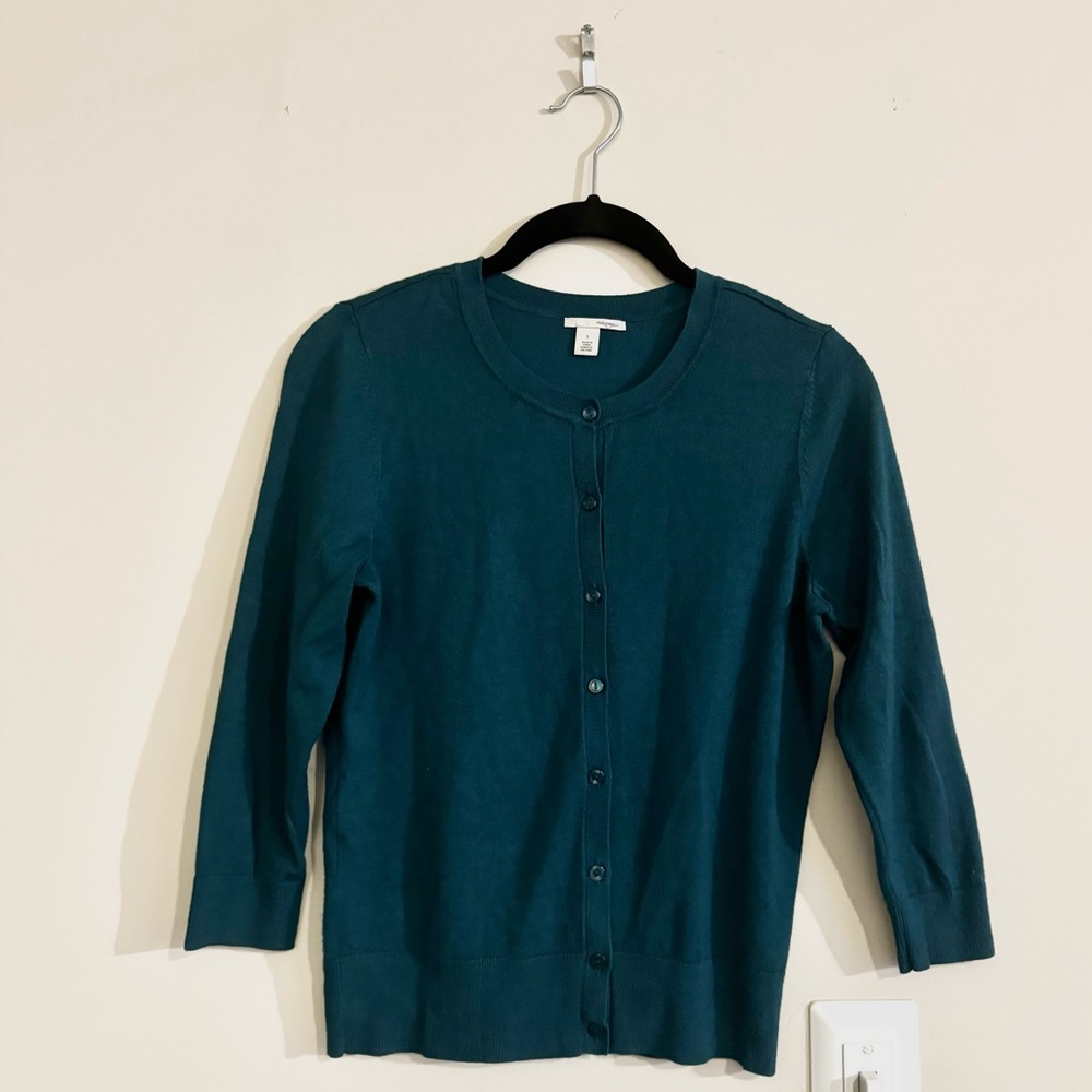 Halogen Teal Cardigan